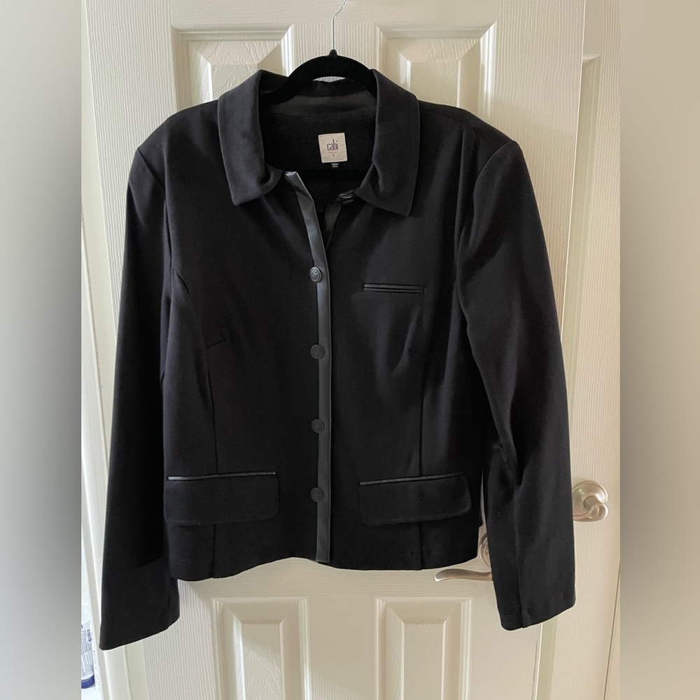 Cabi black button down jacket size Large